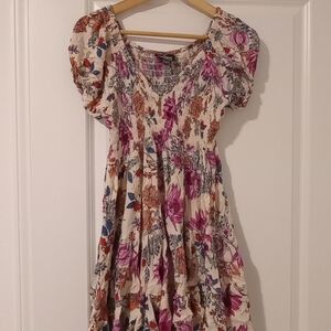 Angie Women's Floral Bohemian Dress Size S